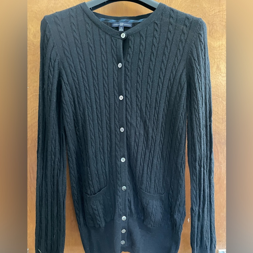 Gap Lightweight Cable Knit Cardigan